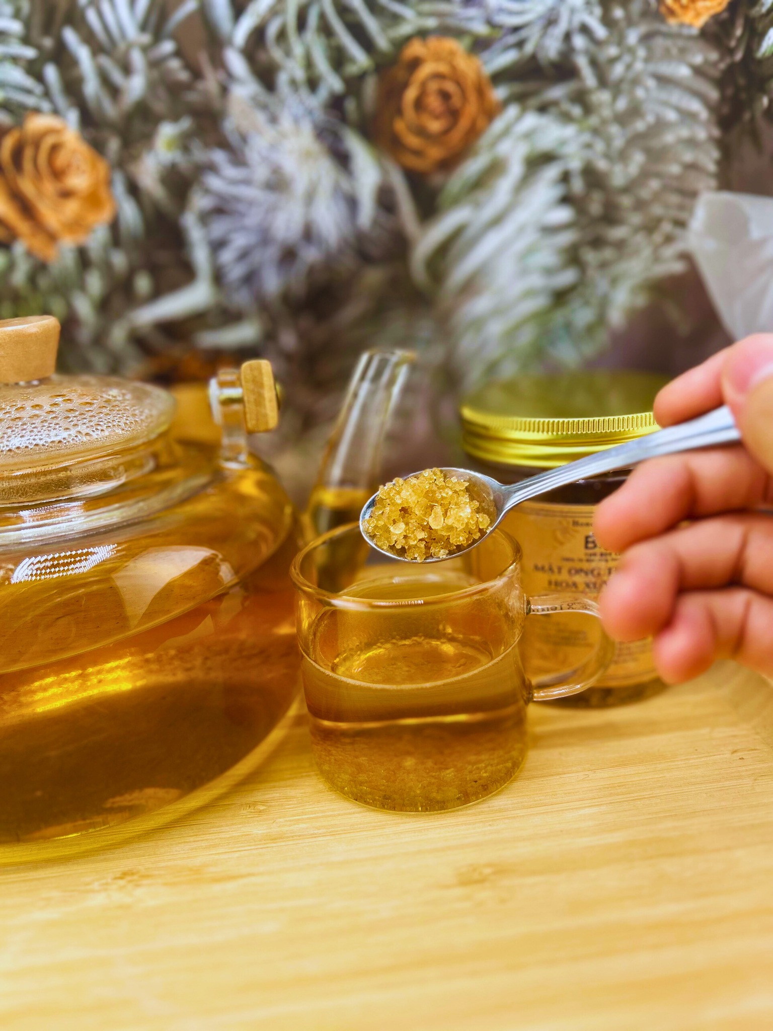 Đường phèn mật ong hoa xuyến chi 