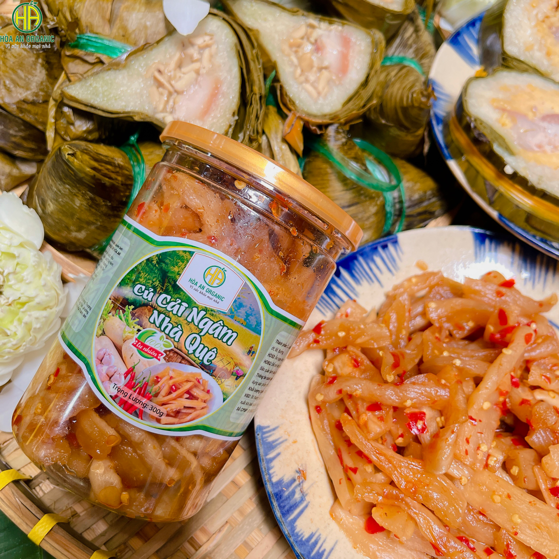 Củ Cải Ngâm Nhà Quê Hòa An Organic