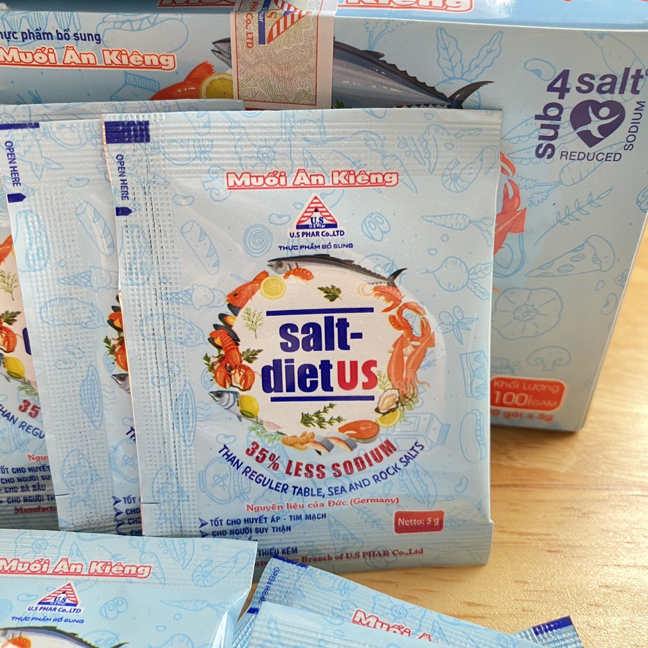 Muối ăn kiêng Salt-diet US Sub4salt