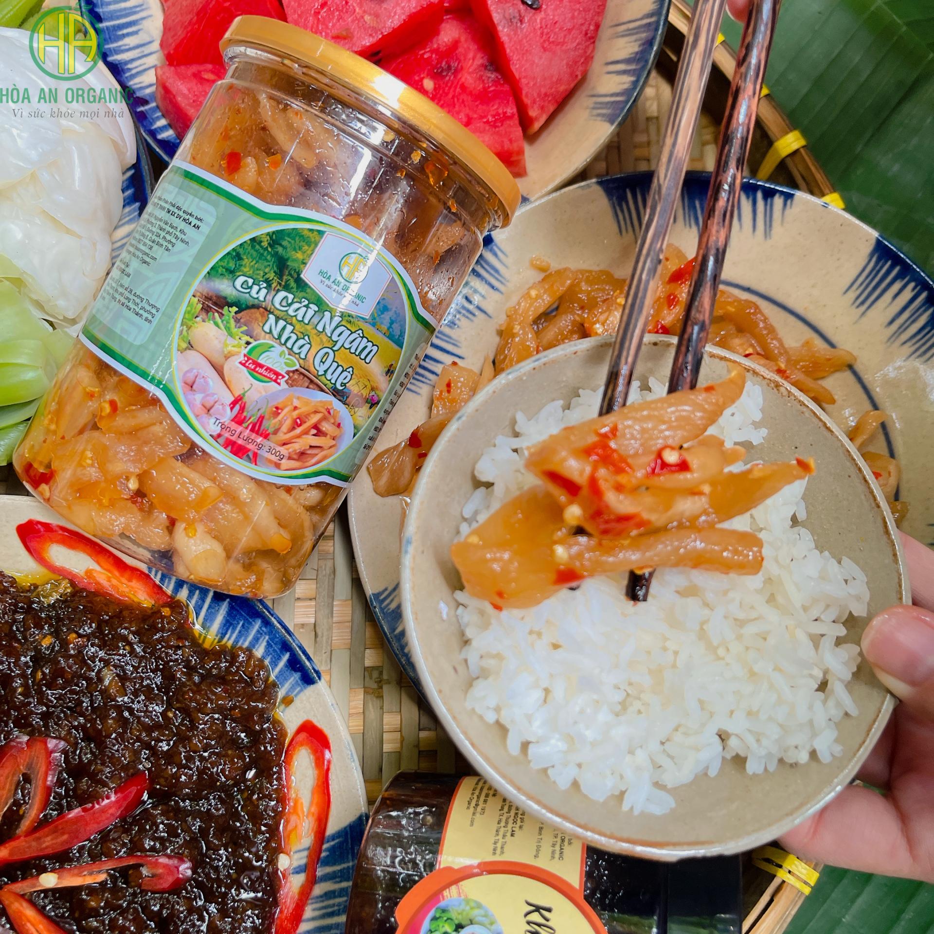 Củ Cải Ngâm Nhà Quê Hòa An Organic